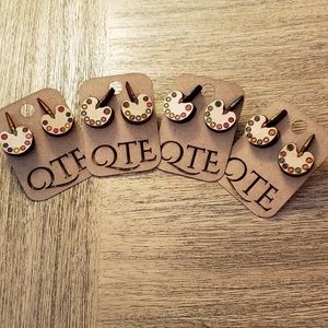 🦚Handmade earrings